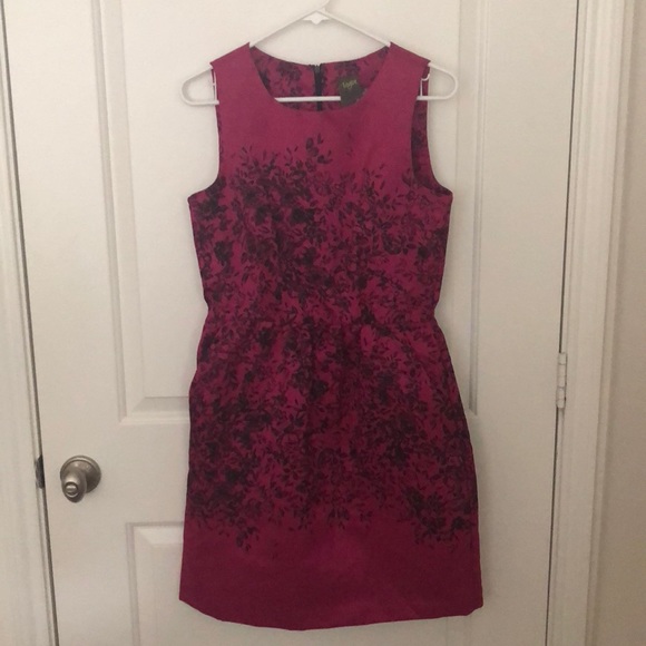 Pink and black floral print dress from Taylor! - Picture 1 of 4